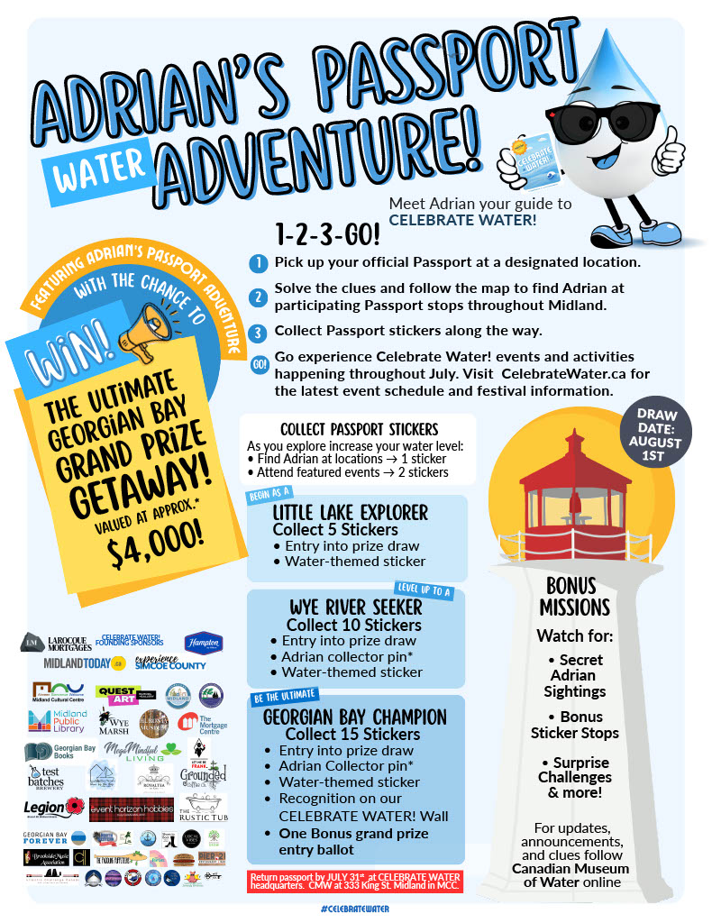 Adrian Passport Adventure rules — how to play, earn stickers, and win prizes